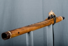 Canary Wood Native American Flute, Minor, Mid G-4, #J12K (5)